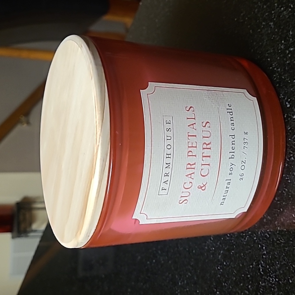 🪷Farmhouse Scented Candle Jar